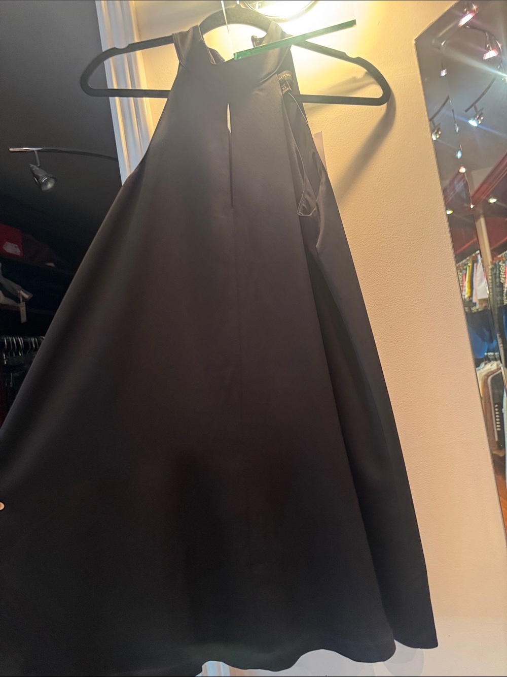 Banana Republic Black A-Line Halter Skirt